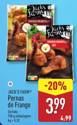 ALDI JACK'S FARM Pernas de Frango promoção