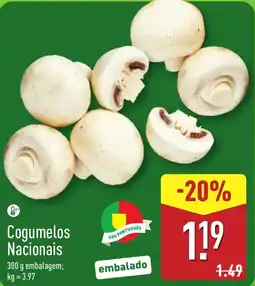 ALDI Cogumelos Nacionais promoção