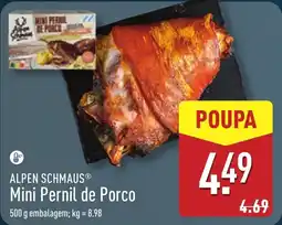 ALDI ALPEN SCHMAUS Mini Pernil de Porco promoção