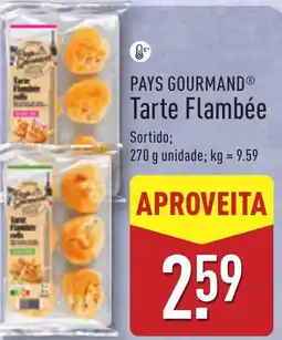 ALDI PAYS GOURMAND Tarte Flambée promoção