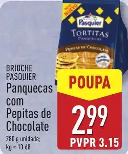 ALDI BRIOCHE PASQUIER Panquecas com Pepitas de Chocolate promoção