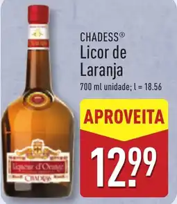 ALDI CHADESS Licor de Laranja promoção