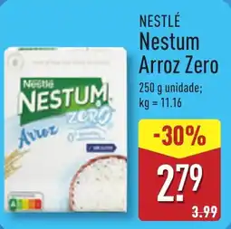 ALDI NESTLÉ Nestum Arroz Zero promoção