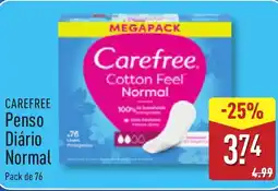 ALDI CAREFREE Penso Diário Normal promoção