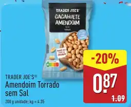 ALDI TRADER JOE'S Amendoim Torrado sem Sal promoção