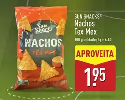ALDI SUN SNACKS Nachos Tex Mex promoção