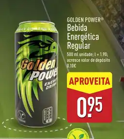 ALDI GOLDEN POWER Bebida Energética Regular promoção