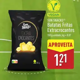 ALDI SUN SNACKS Batatas Fritas Extracrocantes promoção