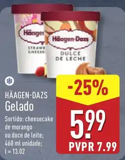ALDI HÄAGEN-DAZS Gelado promoção