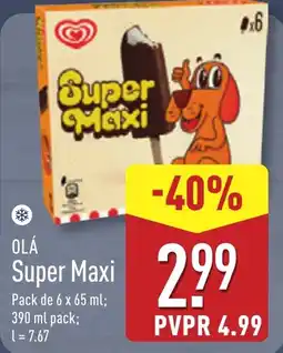 ALDI OLÁ Super Maxi promoção