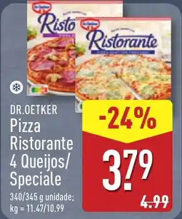 ALDI DR. OETKER Pizza Ristorante 4 Queijos/ Speciale promoção