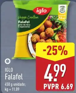 ALDI IGLO Falafel promoção