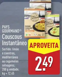 ALDI PAYS GOURMAND Couscous Instantâneo promoção