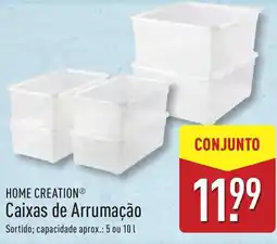 ALDI HOME CREATION Caixas de Arrumação promoção