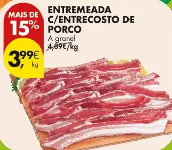 Pingo Doce Entremeada c/entrecosto de porco promoção