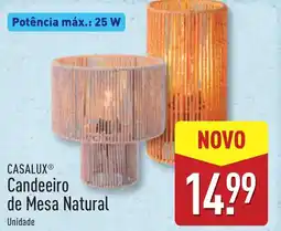 ALDI CASALUX Candeeiro de Mesa Natural promoção