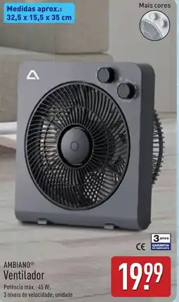 ALDI AMBIANO Ventilador promoção