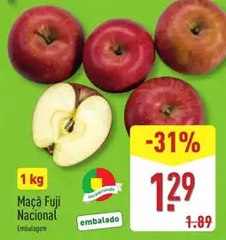 ALDI Maçã Fuji Nacional promoção