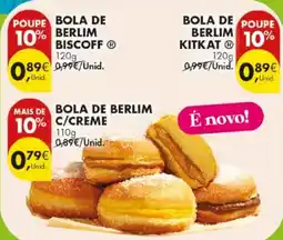 Pingo Doce Bola de berlim biscoff promoção