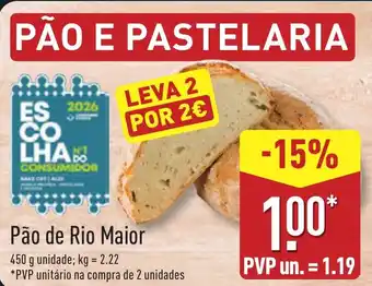 ALDI Pão de Rio Maior promoção