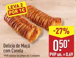ALDI Delícia de Maçã com Canela promoção