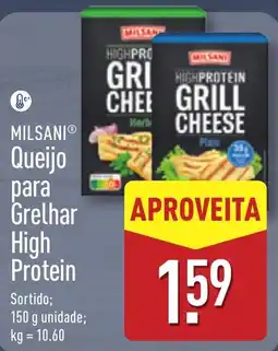 ALDI MILSANI Queijo para Grelhar High Protein promoção