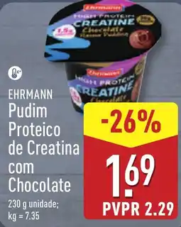 ALDI EHRMANN Pudim Proteico de Creatina com Chocolate promoção