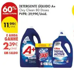Pingo Doce Detergente líquido A+ promoção