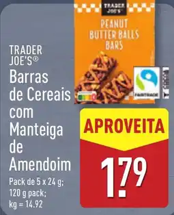 ALDI TRADER JOE'S Barras de Cereais com Manteiga de Amendoim promoção