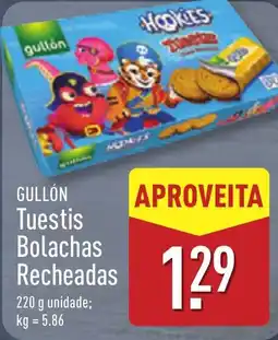 ALDI GULLÓN Tuestis Bolachas Recheadas promoção