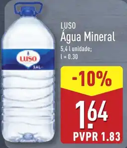 ALDI LUSO Água Mineral promoção