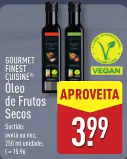 ALDI GOURMET FINEST CUISINE Óleo de Frutos Secos promoção