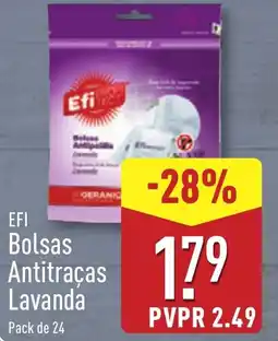 ALDI EFI Bolsas Antitraças Lavanda promoção