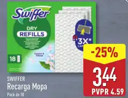 ALDI SWIFFER Recarga Mopa promoção
