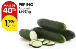 Pingo Doce Pepino promoção