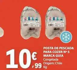 E.Leclerc Posta de pescada para cozer n° 5 marca guia promoção