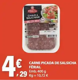 E.Leclerc Carne picada de salsicha férial promoção