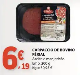 E.Leclerc Carpaccio de bovino férial promoção