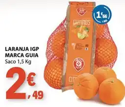E.Leclerc Laranja igp marca guia saco promoção