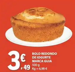 E.Leclerc Bolo redondo de iogurte marca guia promoção
