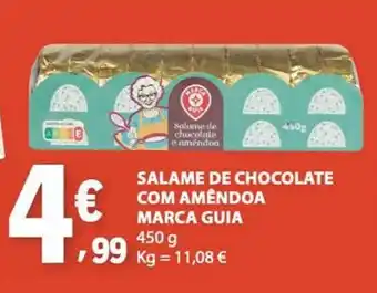 E.Leclerc Salame de chocolate com amendoa marca guia promoção