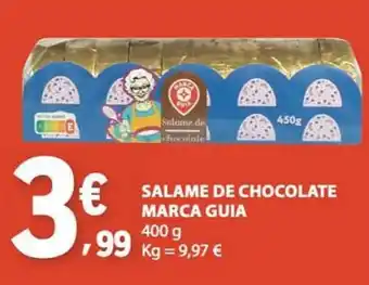 E.Leclerc Salame de chocolate marca guia promoção