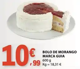 E.Leclerc Bolo de morango marca guia promoção