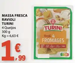 E.Leclerc Massa fresca ravioli turini promoção