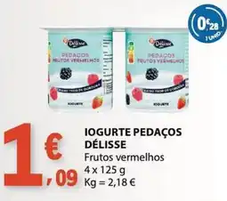 E.Leclerc Iogurte pedaços délisse promoção