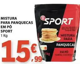 E.Leclerc Mistura para panquecas em pó sport promoção