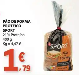 E.Leclerc Pão de forma proteico sport promoção