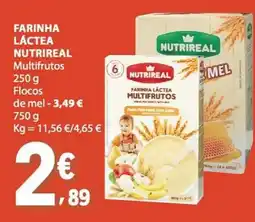 E.Leclerc Farinha láctea nutrireal multifrutos promoção