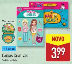 ALDI Caixas Criativas promoção