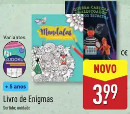 ALDI Livro de Enigmas promoção